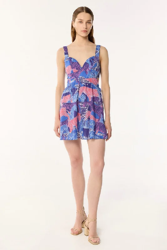 Mini Dress Coco - Blue Ashanti