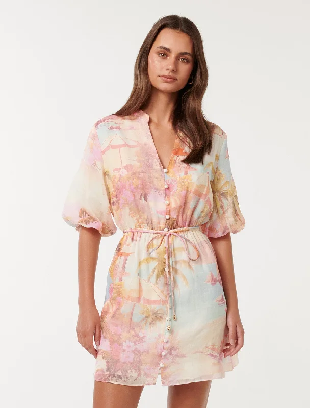 Franny Mini Shirt Dress