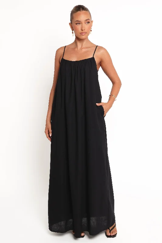 Lumina Maxi Dress - Black