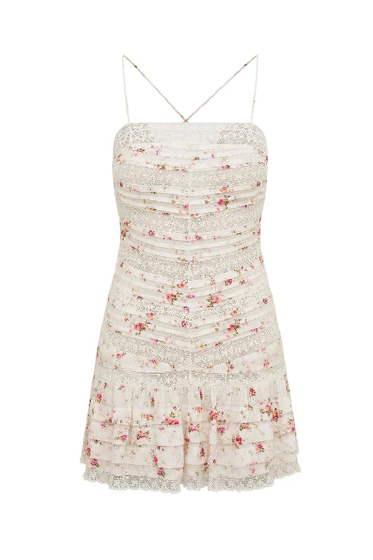 Angele Mini Dress - IVY BLUSH