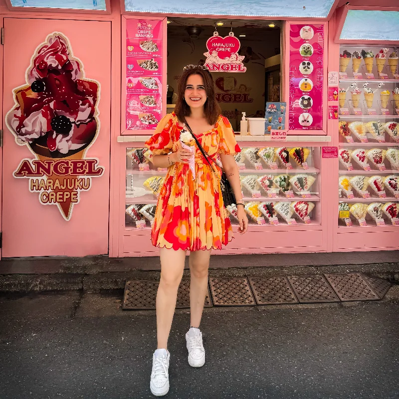 Tokyo Blossom Short Dress