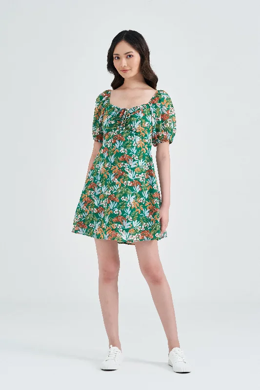 Meadow Puff Sleeve Mini Dress