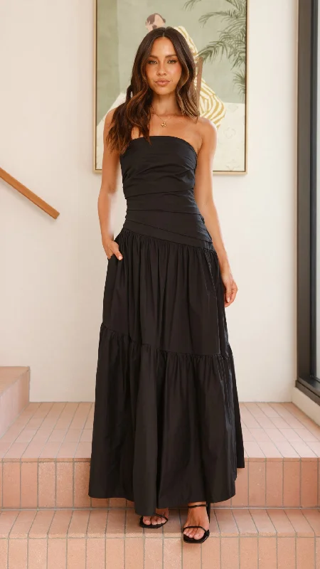 Lola Maxi Dress - Black