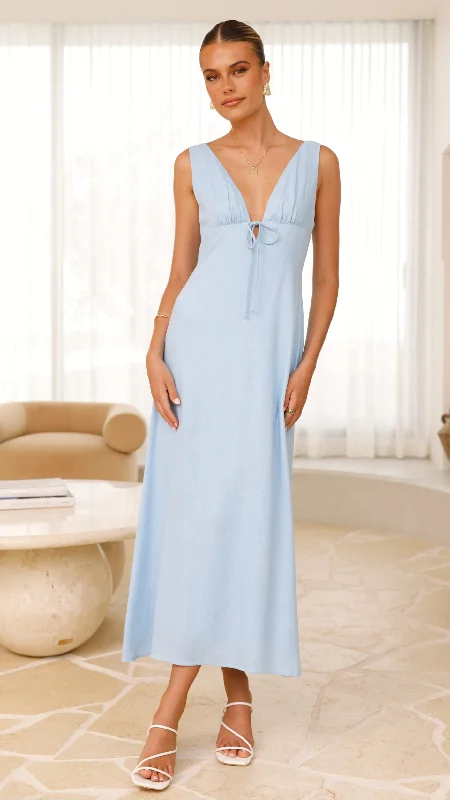 Kataryna Maxi Dress -Blue