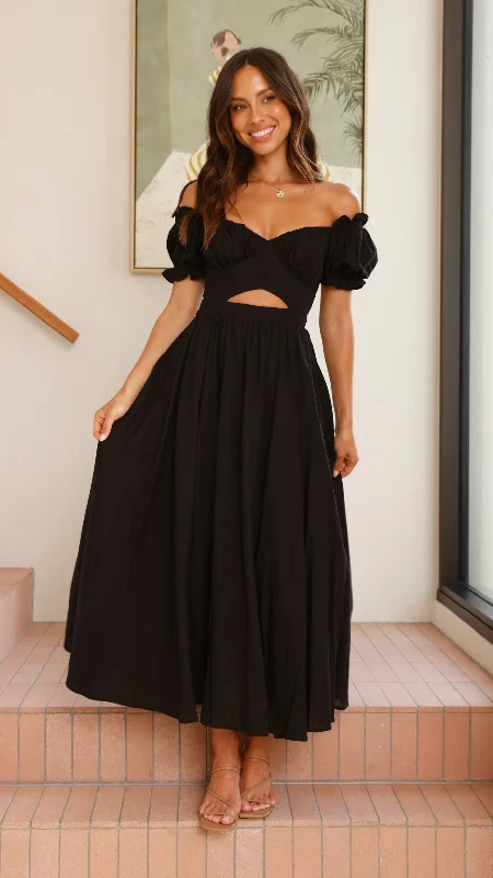 Hulu Maxi Dress - Black