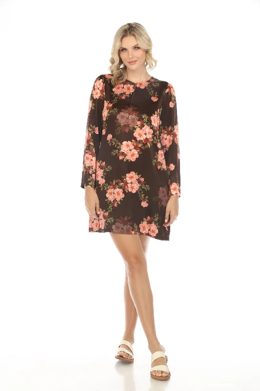 Johnny Was Jade Spell Of Winonna Floral Silk Mini Dress L35523 Boho Chic