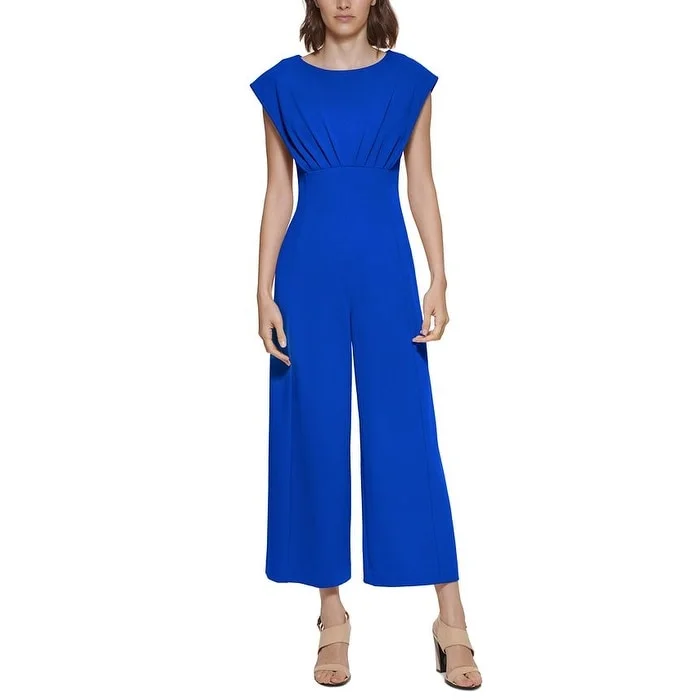 Calvin Klein Women's Cap Sleeve Jumpsuit Blue Size 4