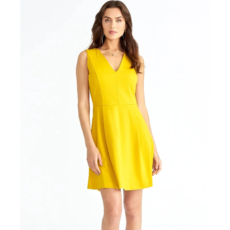 Rachel Roy Women's Anise Dress Yellow Size Medium