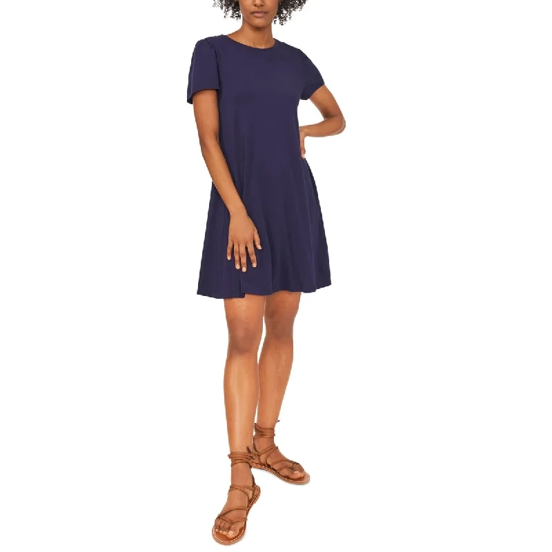 Riley & Rae Women's Puff Sleeve Dress Blue Size Small