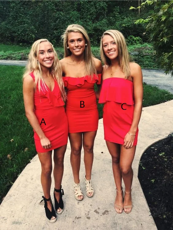 Red Summer Dress, Homecoming Dress      S2026