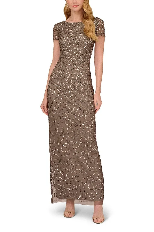 Adrianna Papell AP2E208616 - Scoop Back Sequin Evening Gown