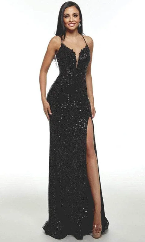 Alyce Paris 61031 - Sleeveless Sequin Evening Dress