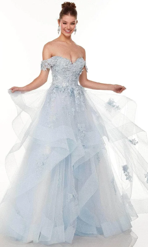 Alyce Paris 61065 - Off-Shoulder Semi-Ballgown