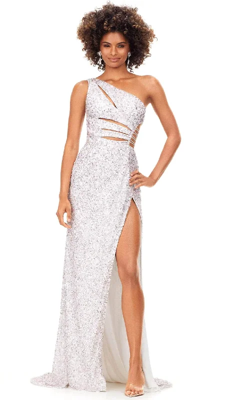 Ashley Lauren 11288 - Sequined Cutout Evening Gown