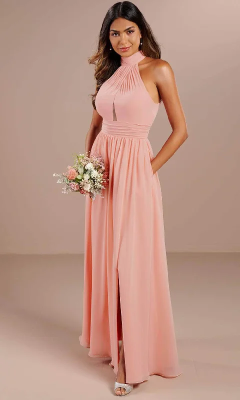 Christina Wu Celebration 22190 - Halter Neck Pleated Prom Dress