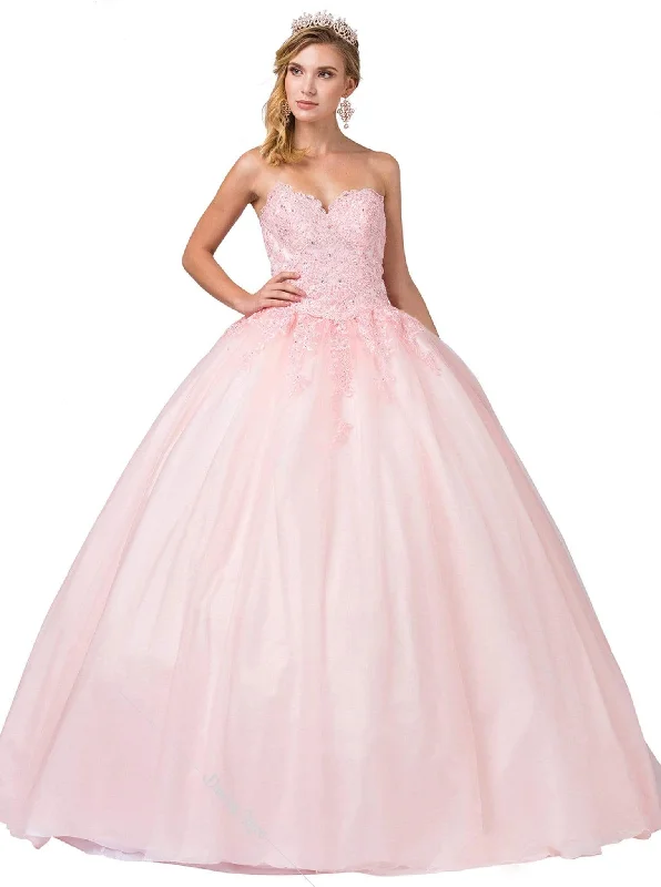 Dancing Queen - 1337 Lace Appliqued Sweetheart Bodice Ballgown