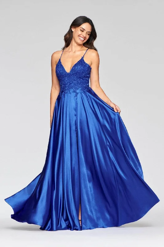 Faviana S10400 - Sleeveless Beaded Lace Evening Gown