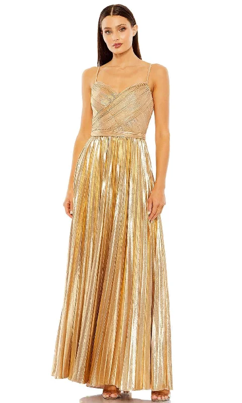 Ieena Duggal 27489 - Metallic A-Line Long Dress