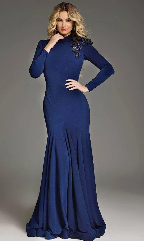 Jovani 40926 - Long Sleeve High Neck Evening Gown