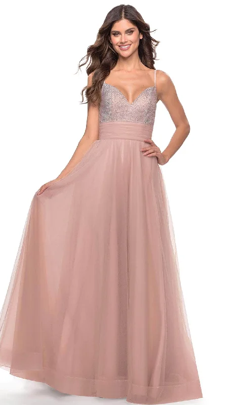 La Femme 31238 - Beaded Tulle Prom Dress