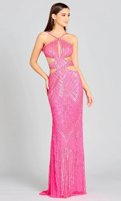 Lara Dresses 9985 - Halter Cutout Prom Dress