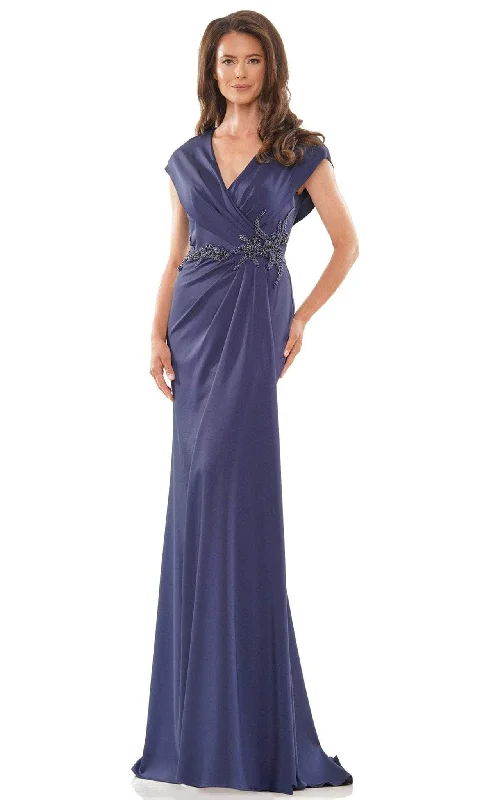 Marsoni by Colors MV1226 - V-Neck Cap Sleeve Mother of the Bride Dress