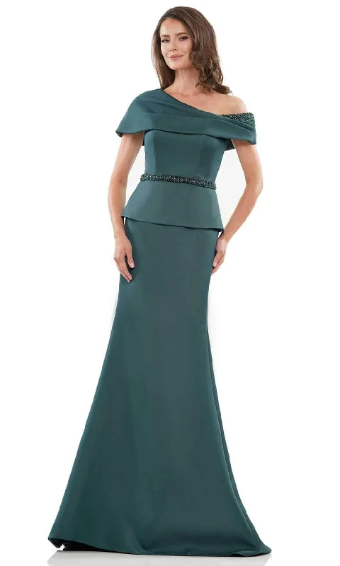 Marsoni by Colors MV1239 - Asymmetric Off Shoulder Formal Gown