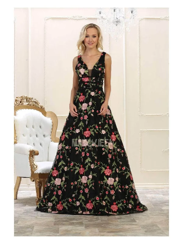 May Queen RQ7618 - English Rose Formal Gown