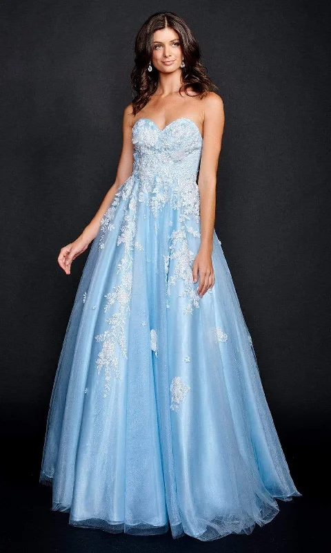 Nina Canacci - 9137 Strapless Embellished Ballgown