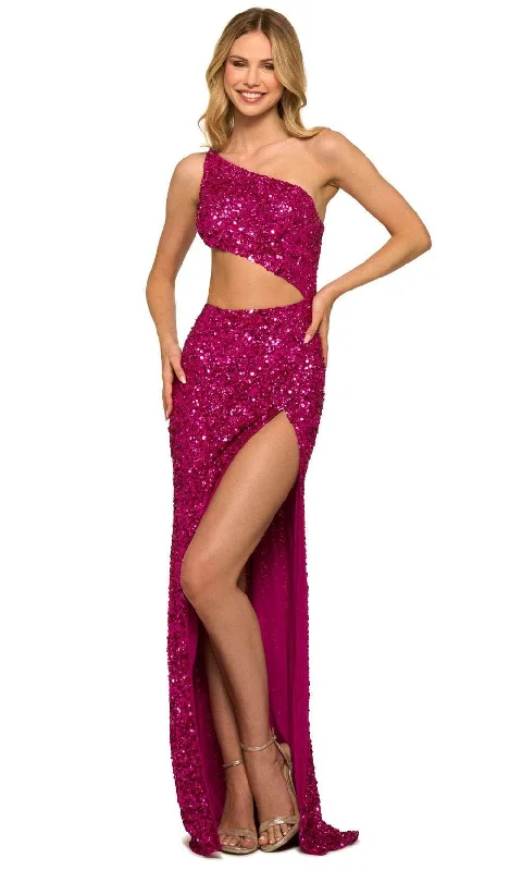 Sherri Hill 55456 - Cutout Sequin Prom Dress