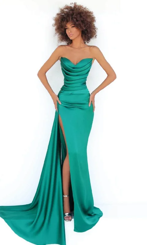 Tarik Ediz 51144 - Cowl Bodice Evening Gown