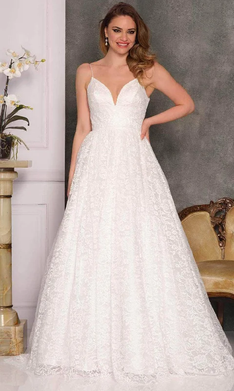 Dave & Johnny Bridal A10490 - Sleeveless Empire Bridal Gown